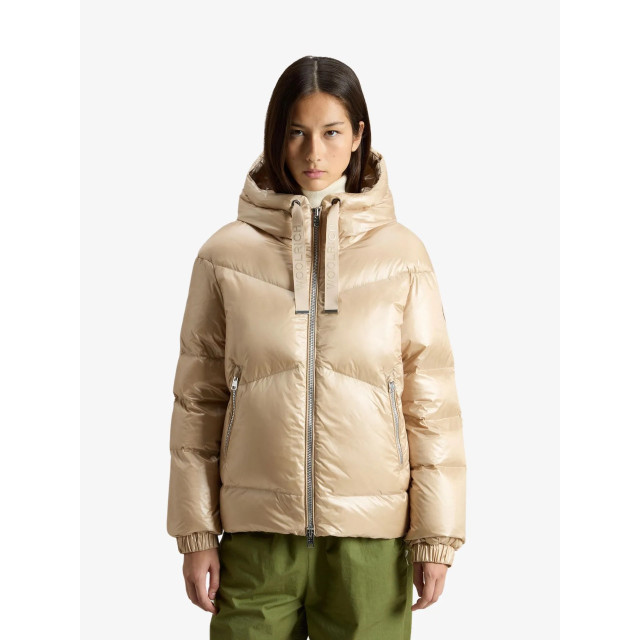 Woolrich Aliquippa short puffer jacket CFWWOU0927FRUT3085-7404 large