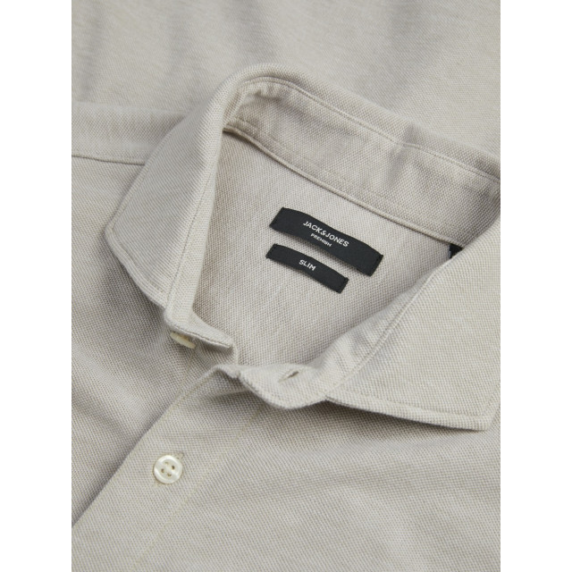 Jack & Jones Jprblalance pique ls shirt smu beige 5309.05.0002 large