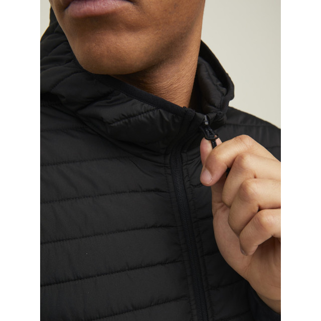Jack & Jones Multi quilted jacket 12182242-BLK-XL large