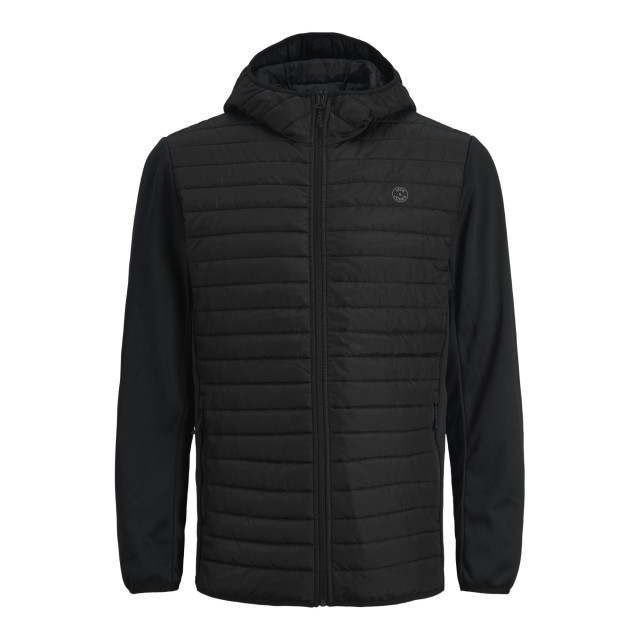 Jack & Jones Multi quilted jacket 12182242-BLK-XL large