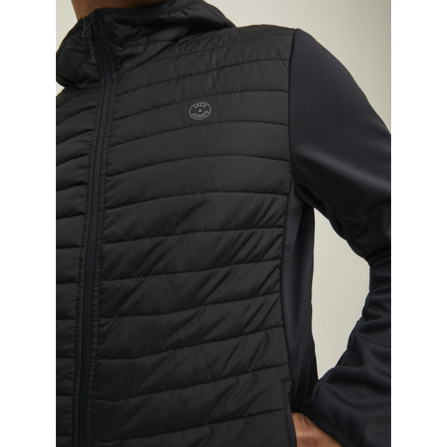 Jack & Jones Multi quilted jacket 12182242-BLK-XL large
