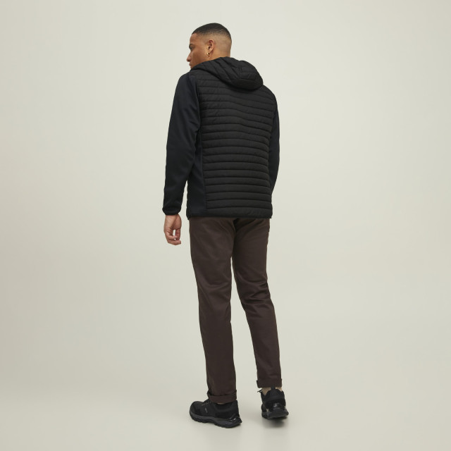 Jack & Jones Multi quilted jacket 12182242-BLK-XL large