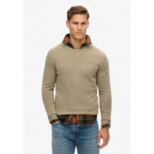 Superdry CGK Light Brown/M6110641A Slim Fit Jumper large