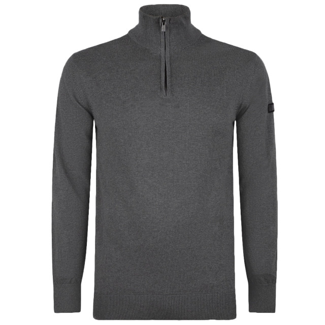 PRESLY & SUN Lewis zip knitted pullover PS-LEWIS-MGR-3XL large