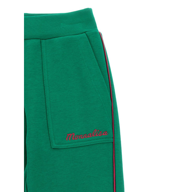 Monnalisa Pantaloni con profili fel felpa cotone ferma unita 19B414-2097-0026 large
