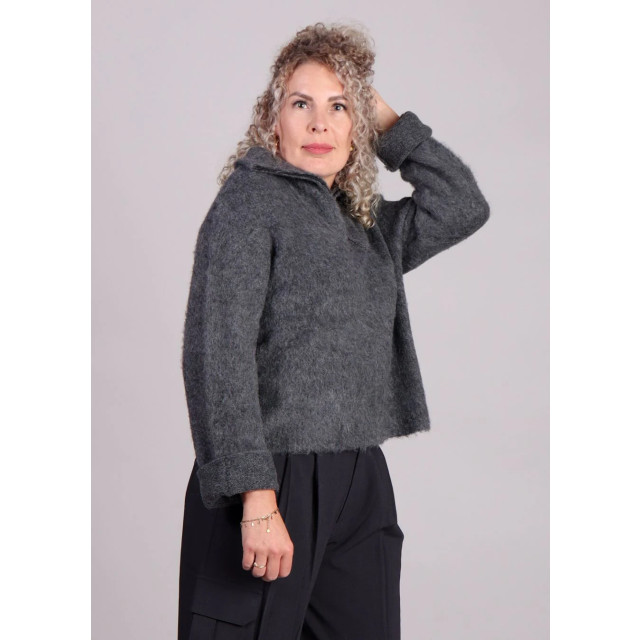 Modström Fluffy trui halve rits kane 8956295938376 large