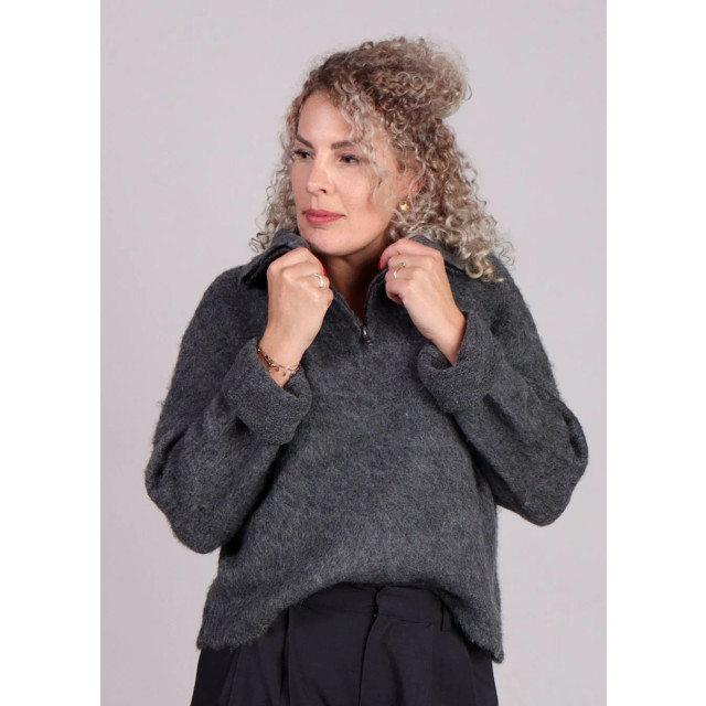 Modström Fluffy trui halve rits kane 8956295938376 large