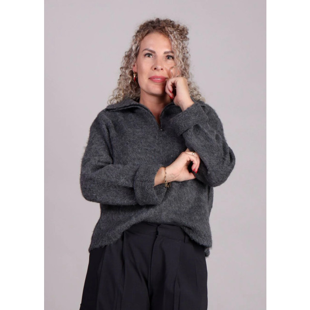 Modström Fluffy trui halve rits kane 8956295938376 large