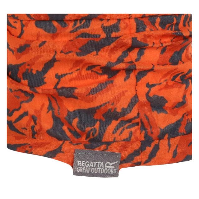 Regatta Kinder-/kids multitube camouflage halswarmer met verflaag UTRG10544_blazeorange large