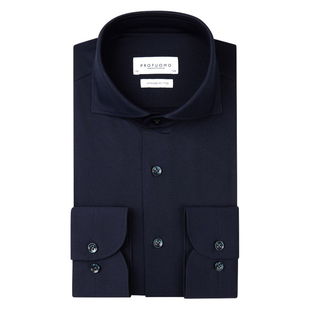 Profuomo Japanese knitted overhemd met lange mouwen 097406-001-39 large Profuomo Japanese knitted overhemd met lange mouwen 097406-001-39 large