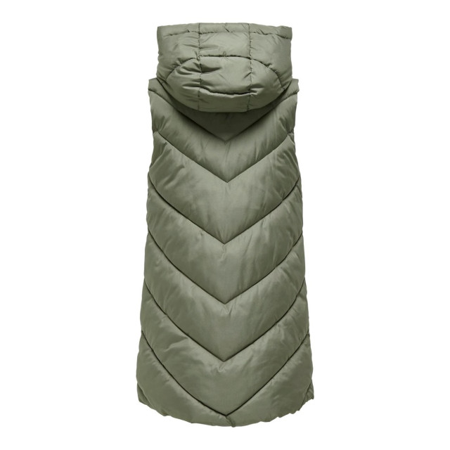 Jacqueline de Yong Jdyskylar padded hood waistcoat otw steel 4509.84.0002 large