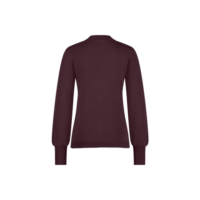 Studio Anneloes Lovis button pullover aubergine 4219.54.0017 large