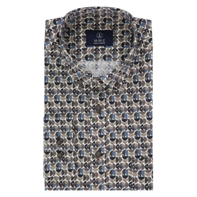 Marco Manzini 24307je26 jerome shirt bd printed poplin MMZ24307JE26 large