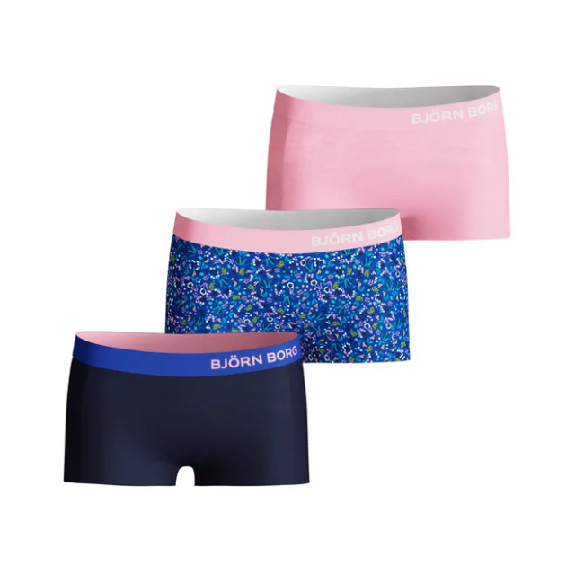 Björn Borg Meisjes minishorts 3p tiny flower 1911-1590-71021 large