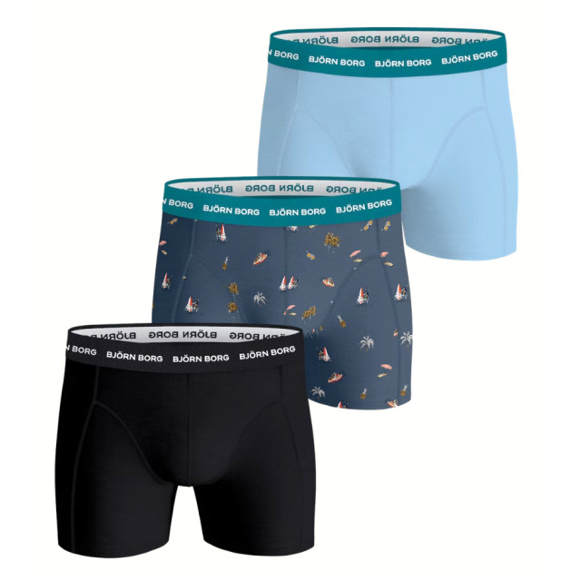 Björn Borg Heren boxershorts 3 pack cotton shorts 10001721-MP002 large Björn Borg Heren boxershorts 3 pack cotton shorts 10001721-MP002 large