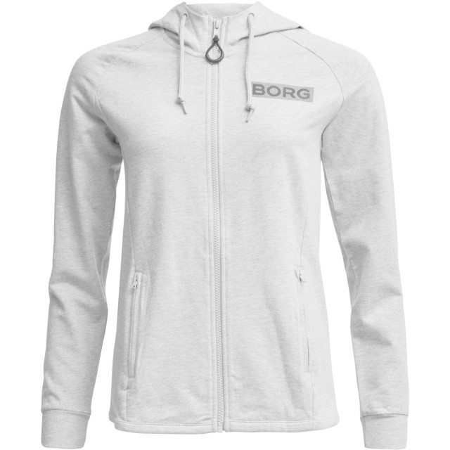 Björn Borg Björn borg dames hooded jacket luna – licht melange 1931-1972-90741 large