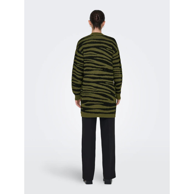 Jacqueline de Yong Lorraine animal l/s long cardigan 15328366 large