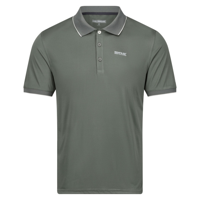 Regatta Heren remex ii polo shirt UTRG4217_agavegreensolid large