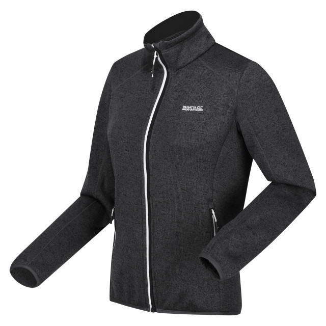 Regatta Dames newhill marl full zip fleecejack UTRG8828_sealgreyblack large