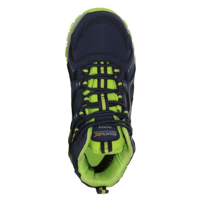 Regatta Kinderen/kinderen vendeavour wandelschoenen UTRG8887_navylimepunch large