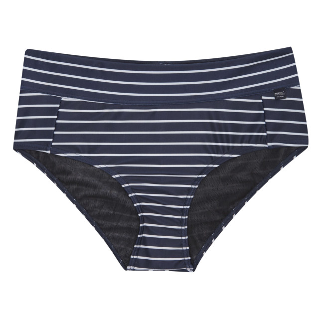 Regatta Dames paloma stripe structuur bikinibroekje UTRG8933_navywhite large