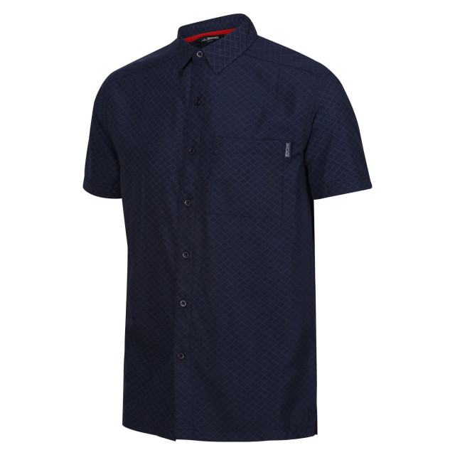 Regatta Heren mindano viii criss-cross overhemd UTRG9701_navymoonlightdenim large