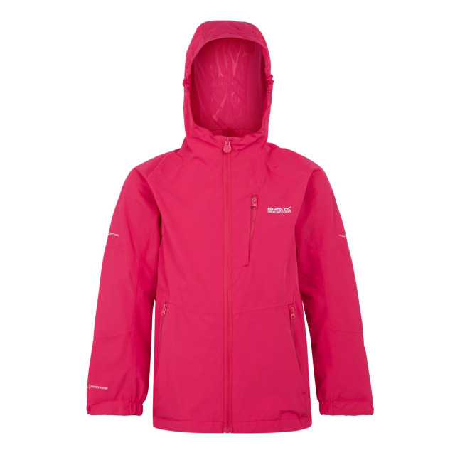 Regatta Calderdale ii waterdichte jas voor kinderen/kinderen UTRG9741_pinkpotion large
