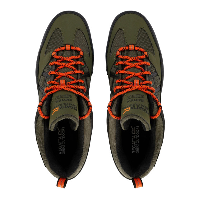 Regatta Heren samaris iii laag loopschoenen UTRG9773_cypressgreenblazeorange large