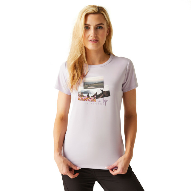Regatta Dames fingal viii foto t-shirt UTRG9845_lilacfrost large