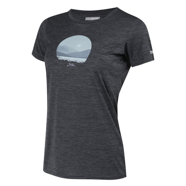 Regatta Dames fingal viii landschap marl t-shirt UTRG9830_sealgrey large