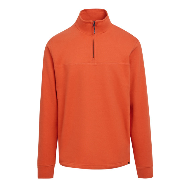 Regatta Heren agilno half zip fleece top UTRG10682_rustyorange large