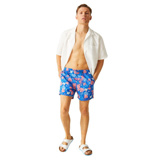 Regatta Heren loras familie hawaiian zwemshort UTRG10654_oxfordblue large