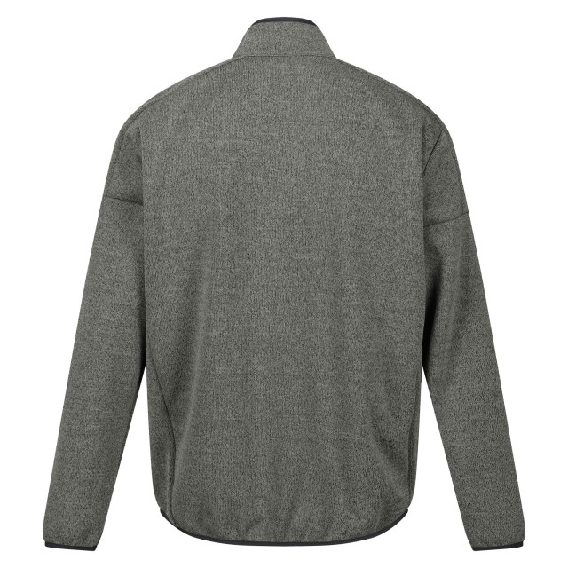 Regatta Heren kassam marl full zip fleecejack UTRG10217_agavegreenblackmarl large