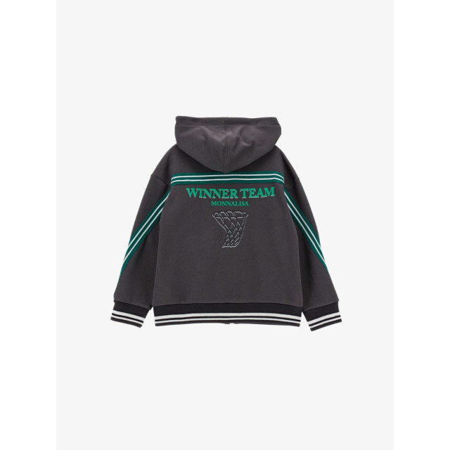 Monnalisa Felpa zip duffy felpa cot felpa cotone ferma unita 25B803-2097-0037 large