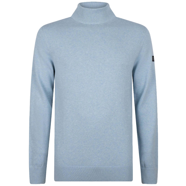 PRESLY & SUN Jordan mock turtle pullover PS-JORDAN-SKY-XL large