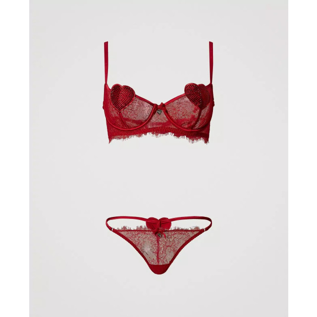Twin-set Heart lingerie set 242LL6H33 large