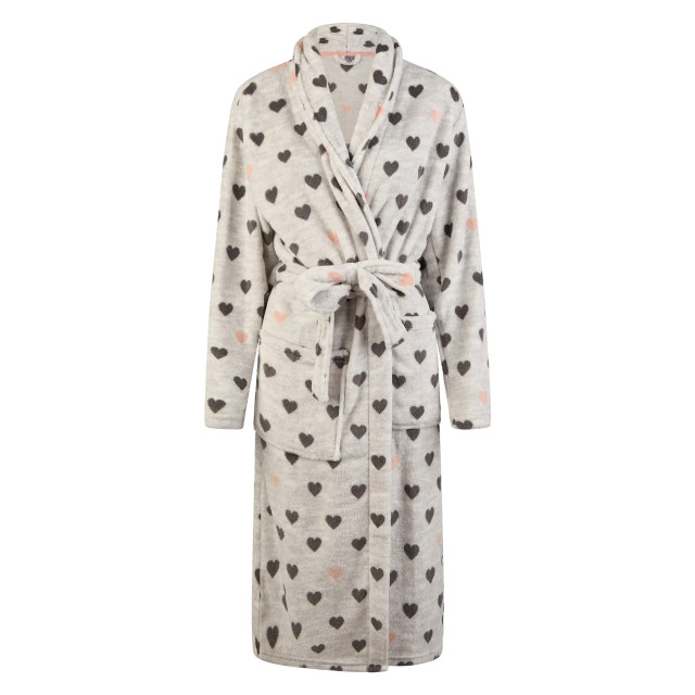 By Louise Fleece badjas dames hartjes BL-402-02 large