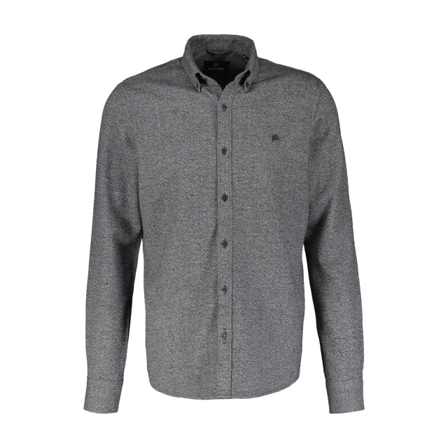 Lerros Heren overhemd 24o1177 290 black Lerros overhemd 24O1177 290Black large