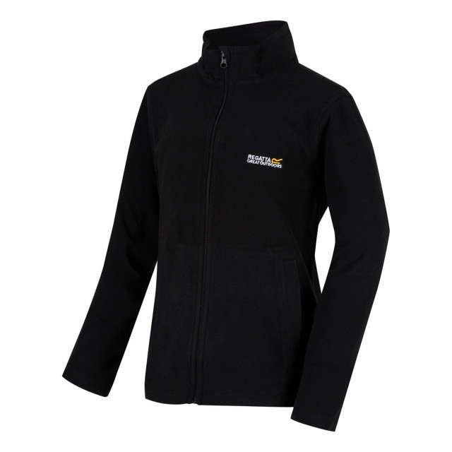 Regatta Groot buitenshuis kinderen/kinderen king ii lichtgewicht full zip fleece jasje UTRG565_blackblack large