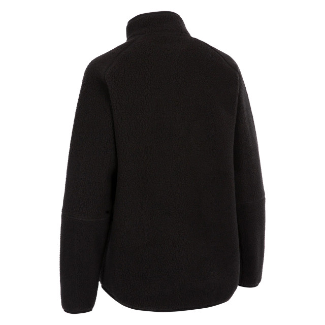 Trespass Dames quake leren biezen fleece jas UTTP6607_black large
