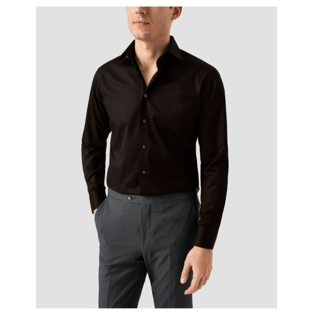 Eton Solid signature twill shirt lange mouw overhemden 100012342 100012342 large