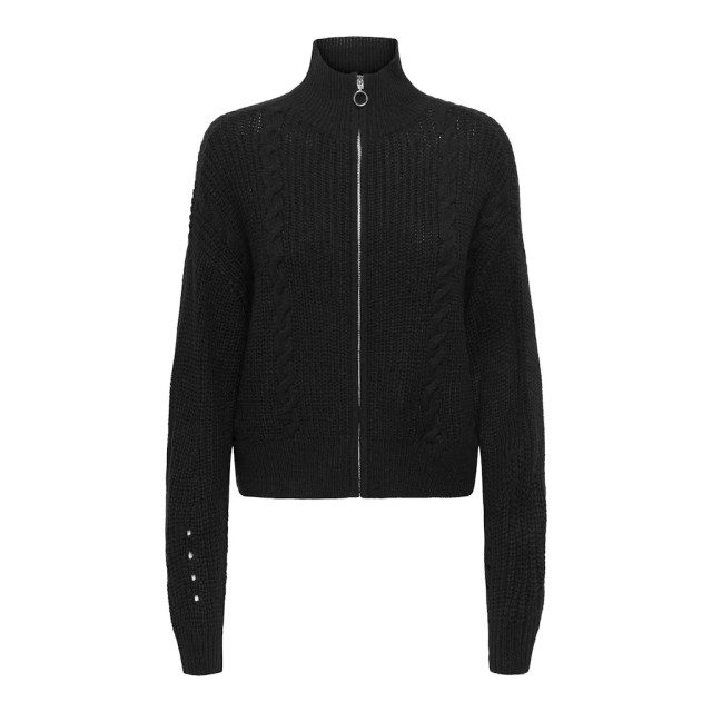 Jacqueline de Yong Justy ice l/s short zip cardigan 15315058 large