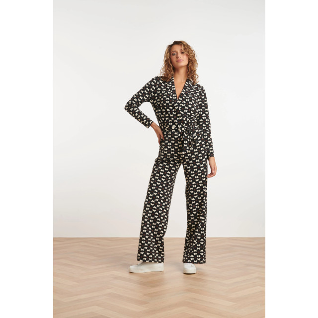 Smashed Lemon 24815 grafisch geprinte travel kwaliteit jumpsuit 24815-999-720 large