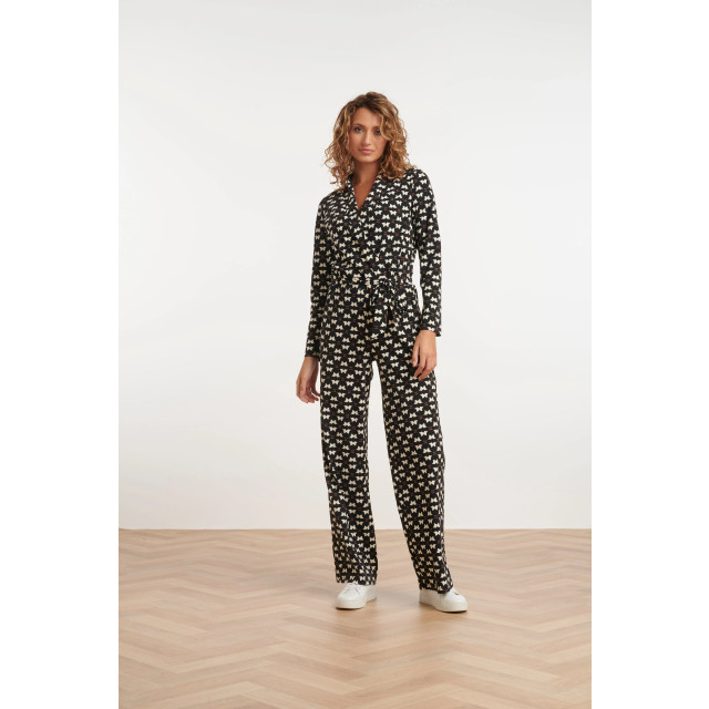 Smashed Lemon 24815 grafisch geprinte travel kwaliteit jumpsuit 24815-999-720 large