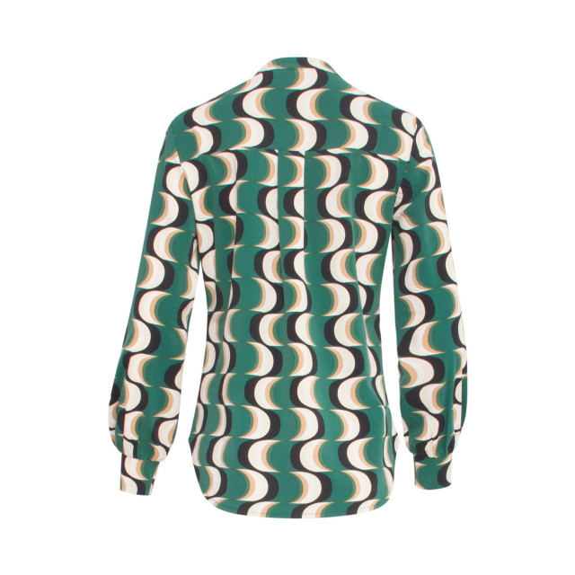 Smashed Lemon 24821 retro grafisch geprint travel kwaliteit blouse | 24821-998-XL large
