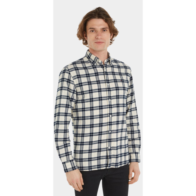 Tommy Hilfiger Casual hemd lange mouw brushed easy check rf shirt mw0mw37207/0qy 183669 large