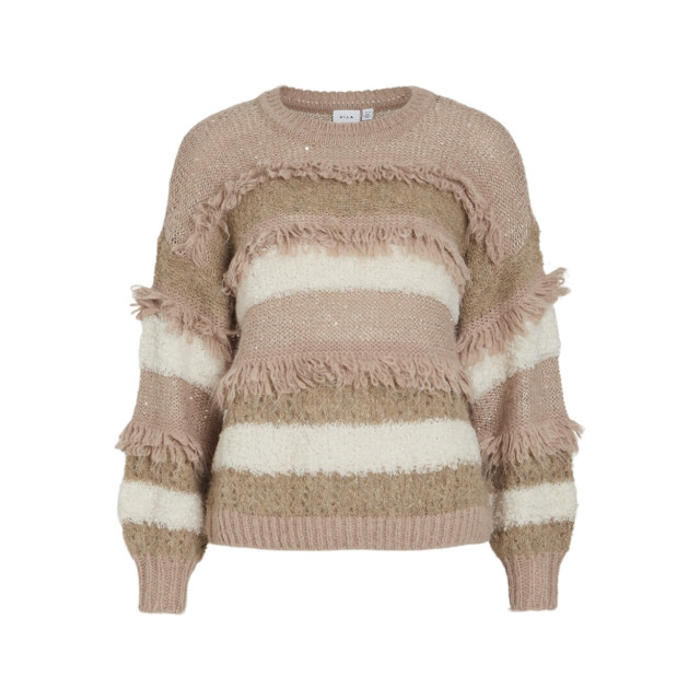 Vila Vituri o-neck ls sequin knit top zand dessin 4219.06.0087 large Vila Vituri o-neck ls sequin knit top zand dessin 4219.06.0087 large