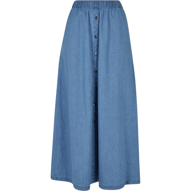 Urban Classics Dames denim lichtgewicht wijde maxi rok UTTN472_skyblue large