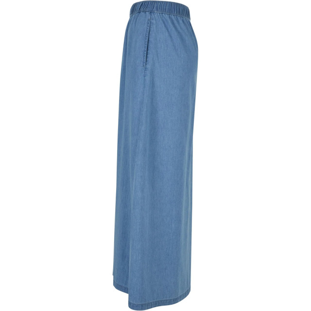 Urban Classics Dames denim lichtgewicht wijde maxi rok UTTN472_skyblue large