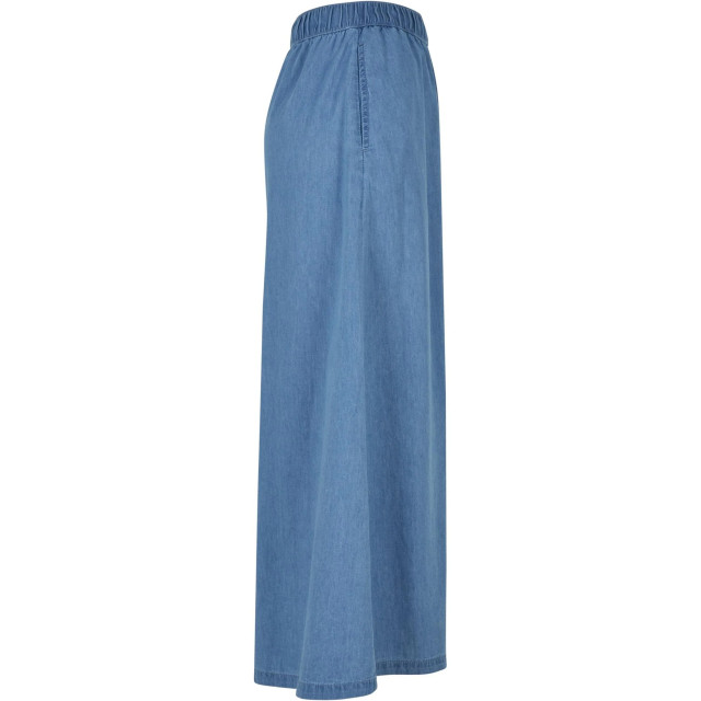 Urban Classics Dames denim lichtgewicht wijde maxi rok UTTN472_skyblue large